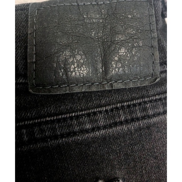 Levi Strauss 505 Straight Leg Jeans Black Denim Womens 12L W31 L34 Black Tab - Picture 10 of 10